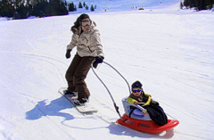 Ski resort massage Meribel, France